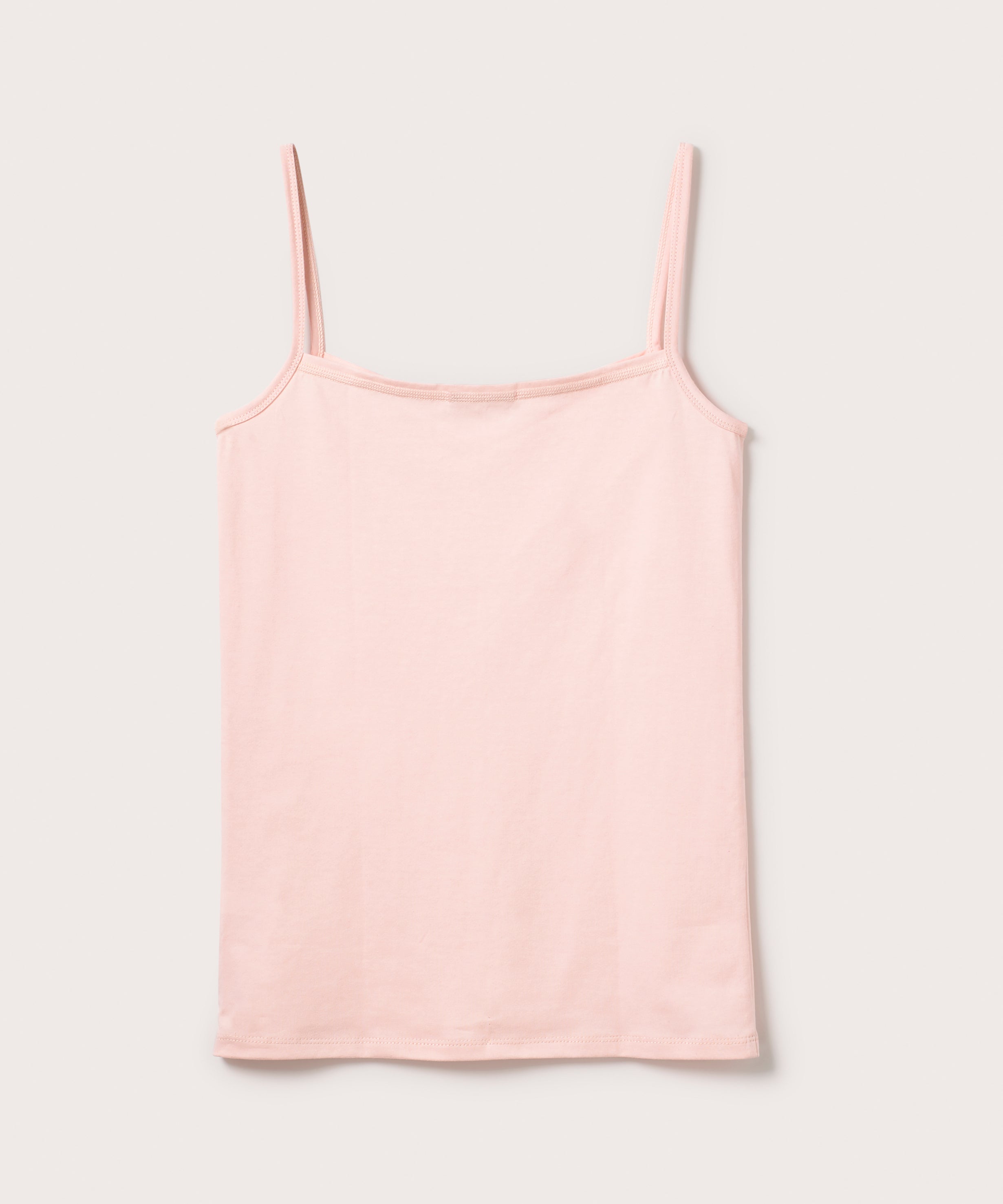 Tank Top Vest Top Camisole Sando Spaghetti Top for Women Pink